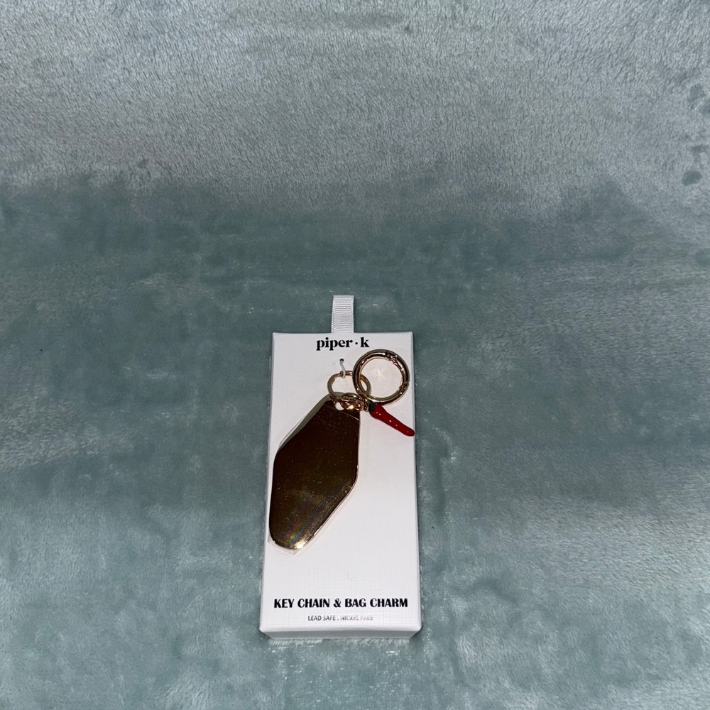 Piper K Red and Green Key Chain & Bag Charm - Picture 7 of 9